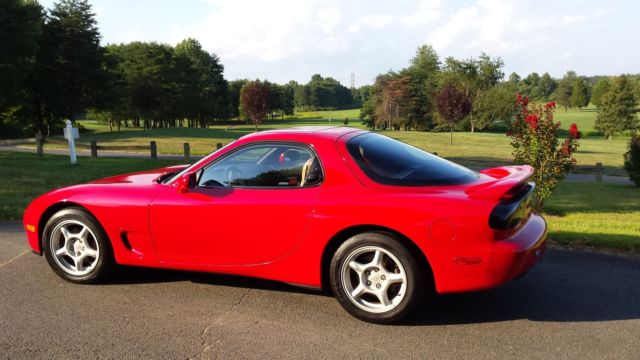 1994 mazda rx-7 touring (beautiful red original with only 55,473 miles)