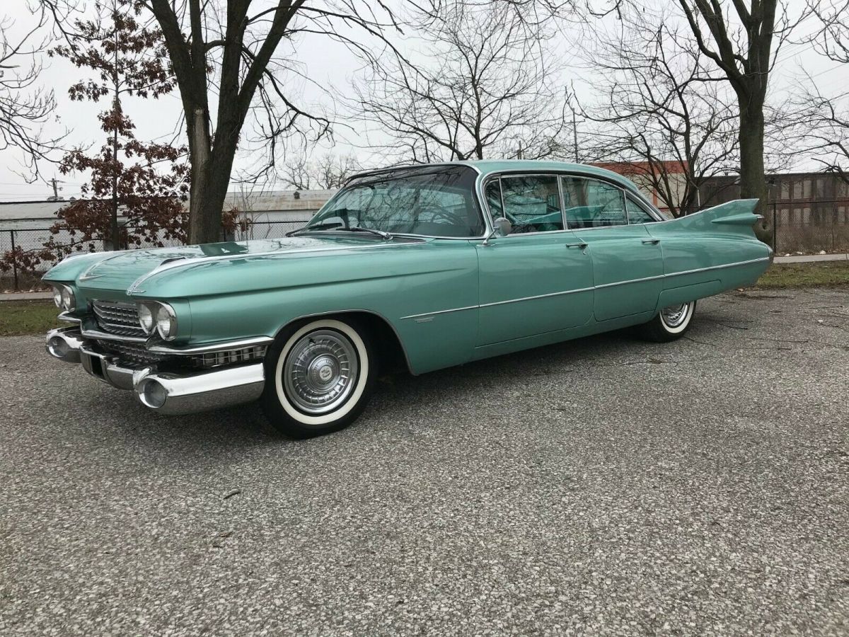 1959 cadillac sedan 62 series new chrome beautiful shape