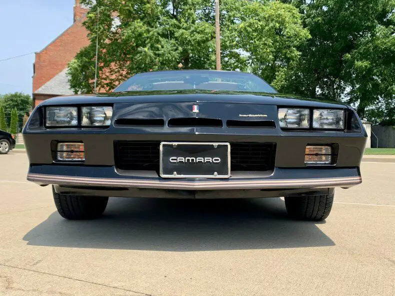 1984 chevrolet camaro black hatchback 305 v8 automatic