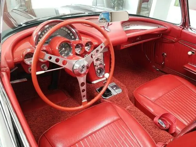 1962 chevrolet corvette convertible~ frame off restoration~ non 327~4 spee