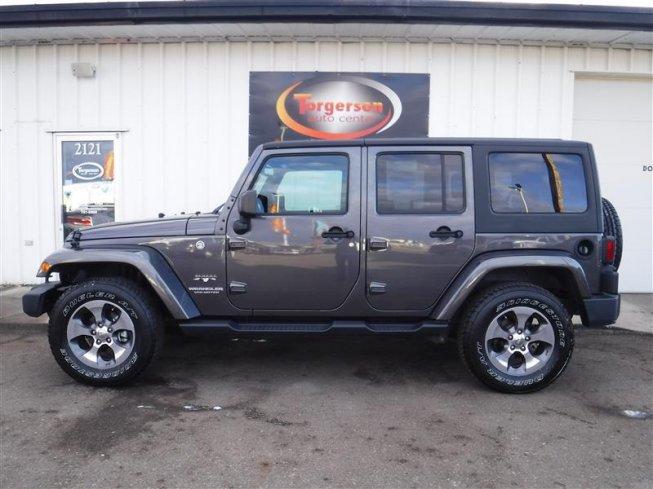 2016 jeep wrangler 4wd unlimited sahara for sale in bismarck, north dakota