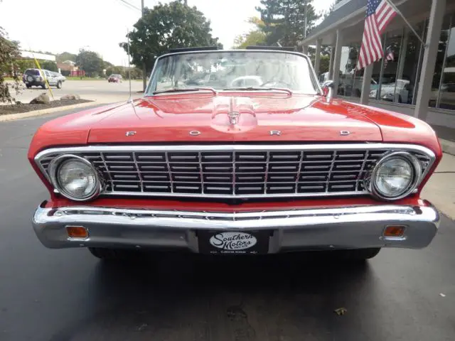 1964 ford falcon futura convertible rangoon red 260 recent resto