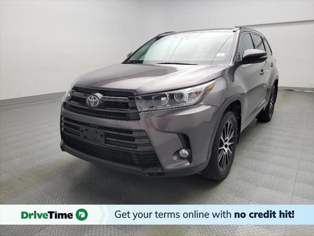 2017 toyota highlander se