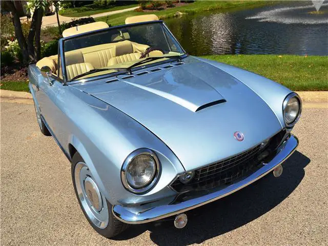 1983 fiat pininfarina spider tributo roadster salon resto-mod spring delivery