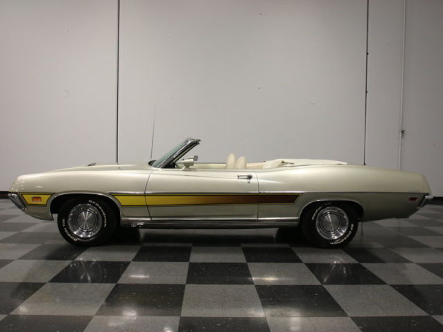 super rare torino gt 'vert, marti-backed 1 of 4, 351 v8, auto, factory air!!