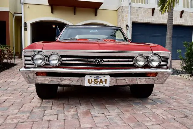 1967 chevrolet chevelle super sport 396/350 h.p. convertible numbers matching