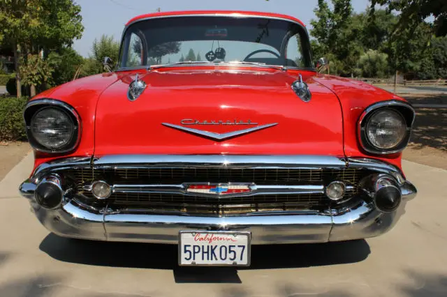 1957 chevrolet bel air 2 door hardtop - super clean ca car - hard to find!