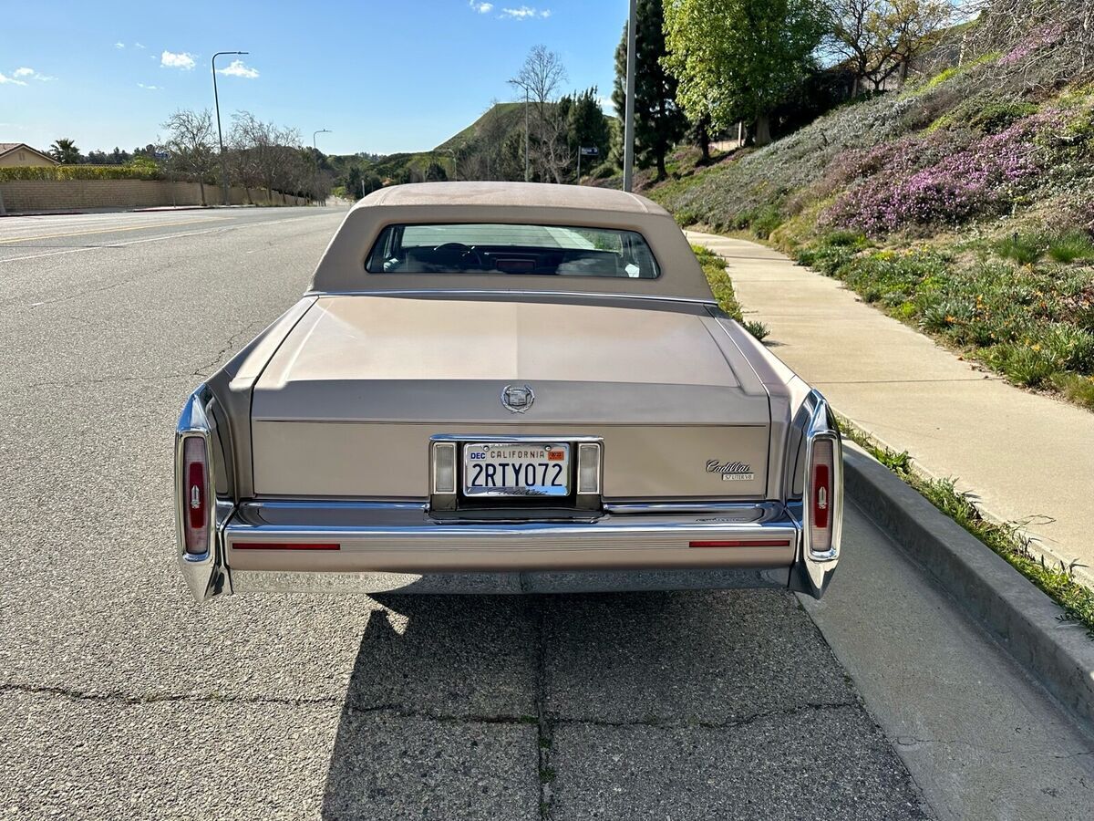 1990 cadillac brougham sedan brown