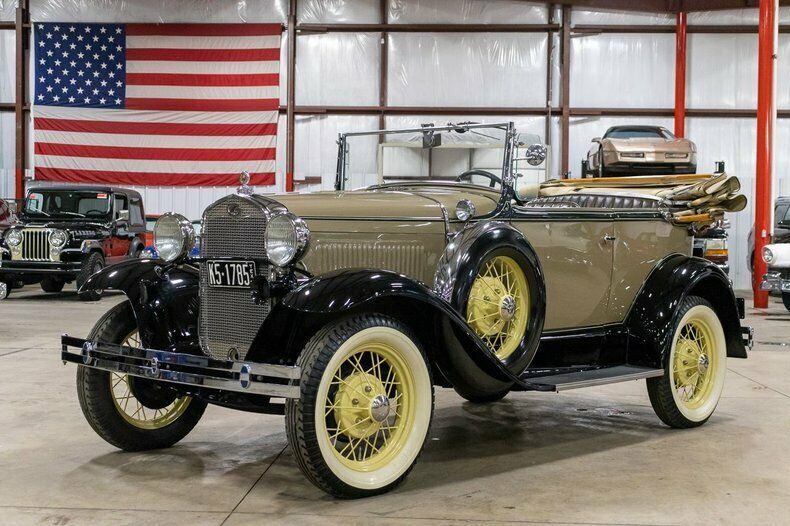 1931 ford model a phaeton 1 tan convertible inline 4-cylinder 3-speed manual
