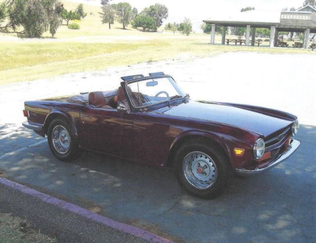 1971 triumph tr6 convertible california car!