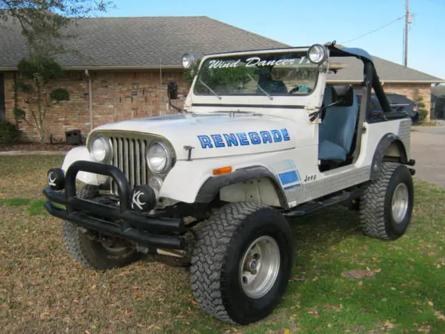 jeep cj 7 with 79k miles!! original unmolested renegade, a/c ps tilt pb, solid