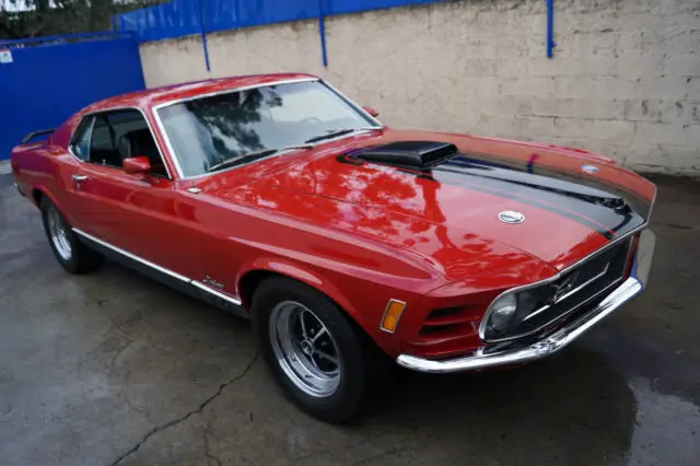 1970 mach 1 with original 351 cleveland 4 bbl v8 - shaker hood - marti report!