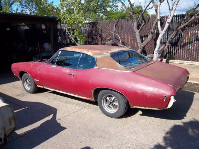 1968 gto 400ci th400 tilt a/c ps/pb vinyl top. original 75k miles number matchin
