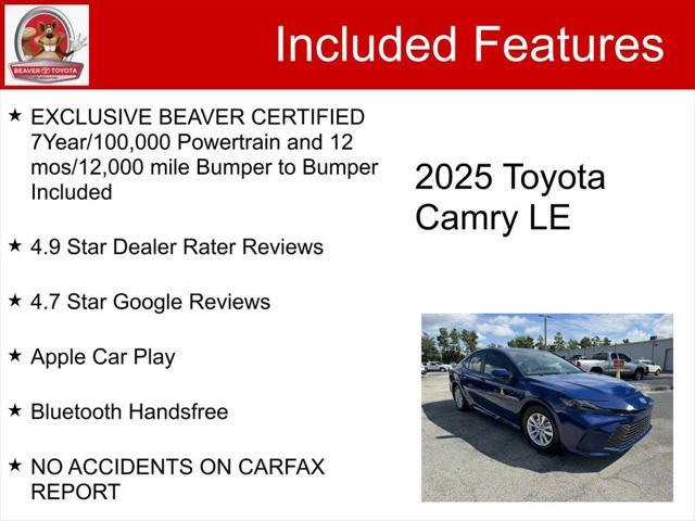 2025 toyota camry le