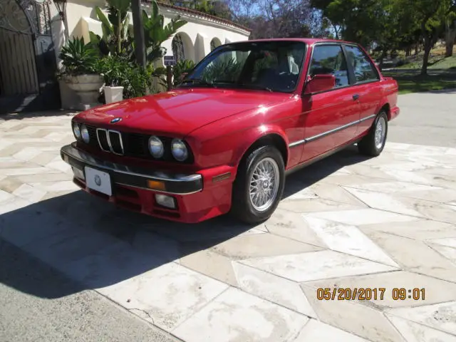 1986 bmw 325e e30 5spd 130k red runs and drives exclnt must see