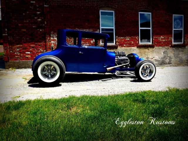1927 ford model t coupe hot rod 60's style no reserve auction!! rat street