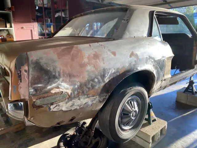 1968 ford mustang coupe brown rwd automatic 2a