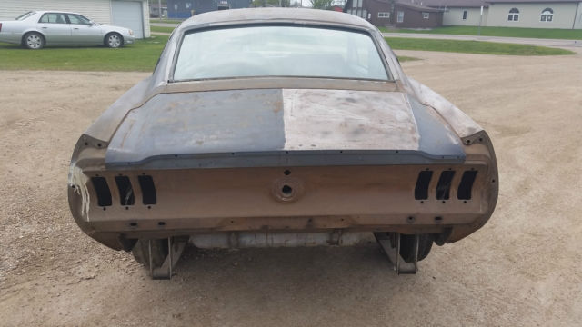 1967 ford mustang gta fastback s-code white california car rust-free