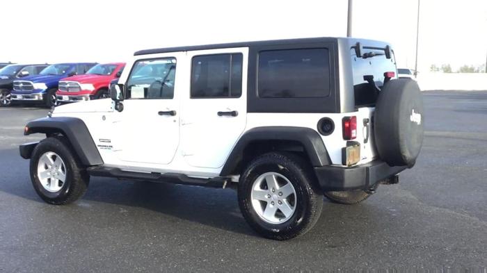 used 2013 jeep wrangler 4wd unlimited sport anchorage, ak 99501 for sale in anchorage, alaska