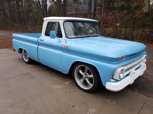 1965 c-10 ls swapped motor, 5 lug conversion, disc brakes, lowered, 20" wheels