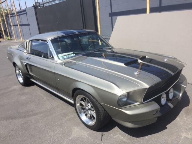1967 ford mustang eleanor coupe fastback convertible 2dr v8 gunmetal