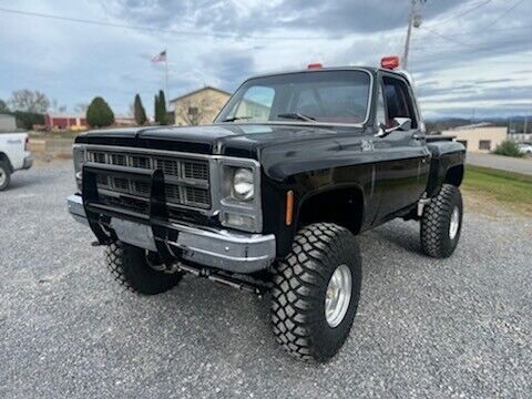 1979 gmc sierra coupe black 4wd manual