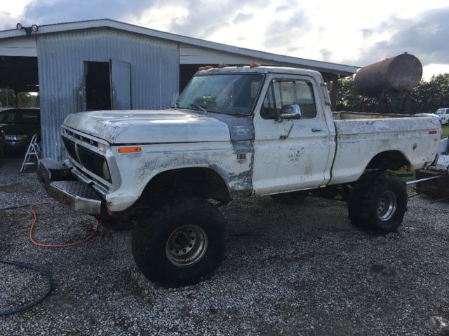 1975 ford f100 4x4 project restore shop truck!no reserve!!!
