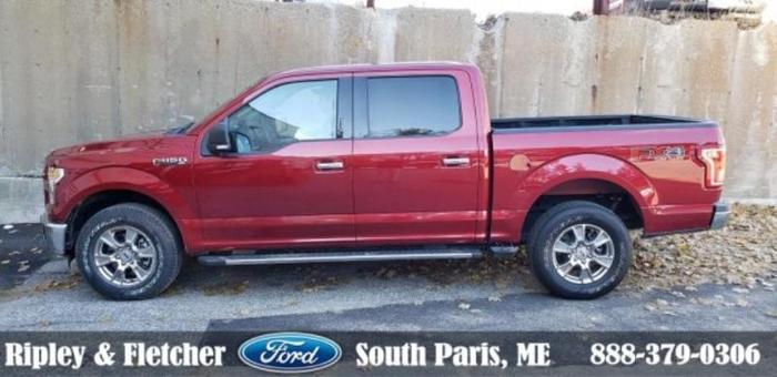 2016 ford f-150 xlt 4x4 xlt 4dr supercrew 5.5 ft. sb for sale in south paris, maine