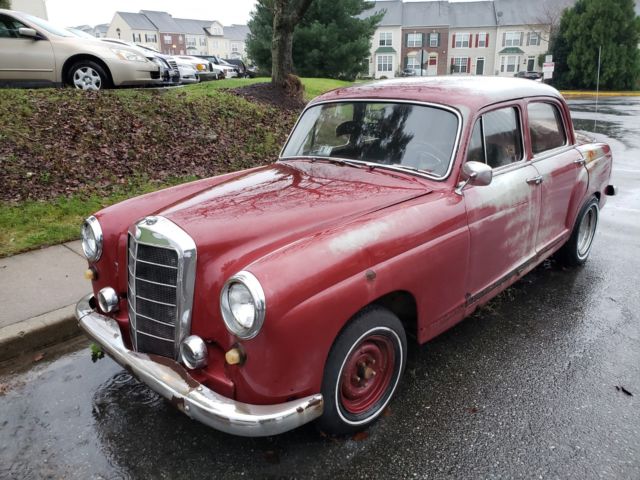 1958 mercedes benz 219 w105 chassis