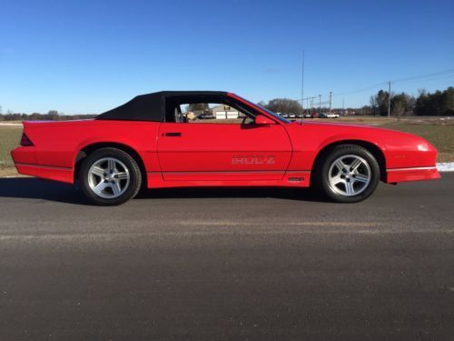 1989 chevy camaro iroc z 5.0 v8 auto convertible power everything low miles