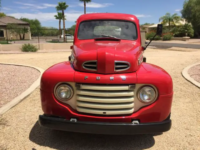 rare 1950 f3 v8 flat head ford pick up truck frame off restored - original miles