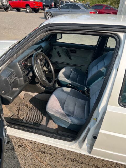 1992 volkswagen jetta sedan white fwd manual gl