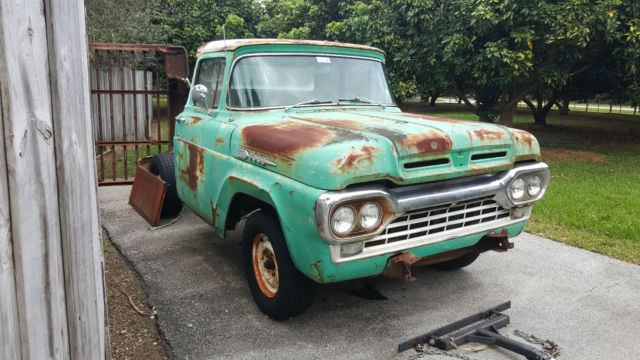 1960 ford f-100 base standard cab pickup 2-door low reserve