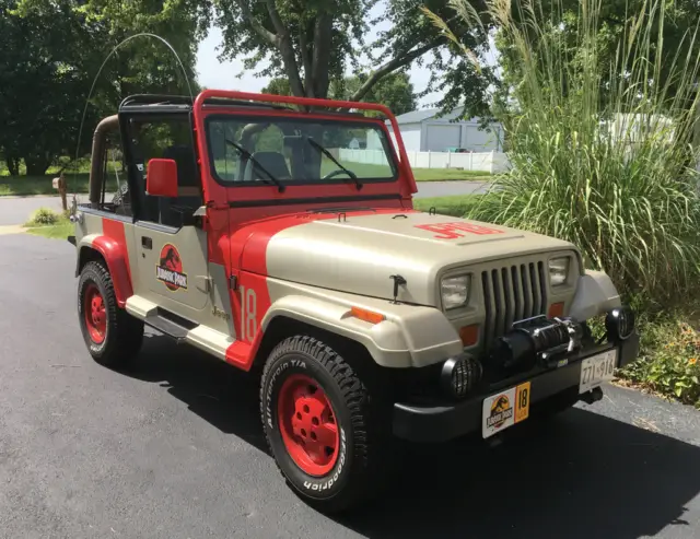 1992 jeep wrangler sahara jurassic park