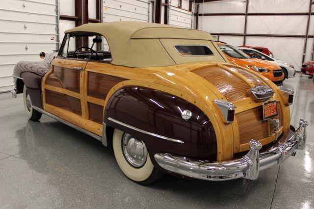 beautiful 1948 woody convertible, solid ca/az car! v8, must see! no reserve! az