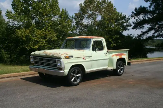 1971 ford f100 - short bed - flare side. very cool patina