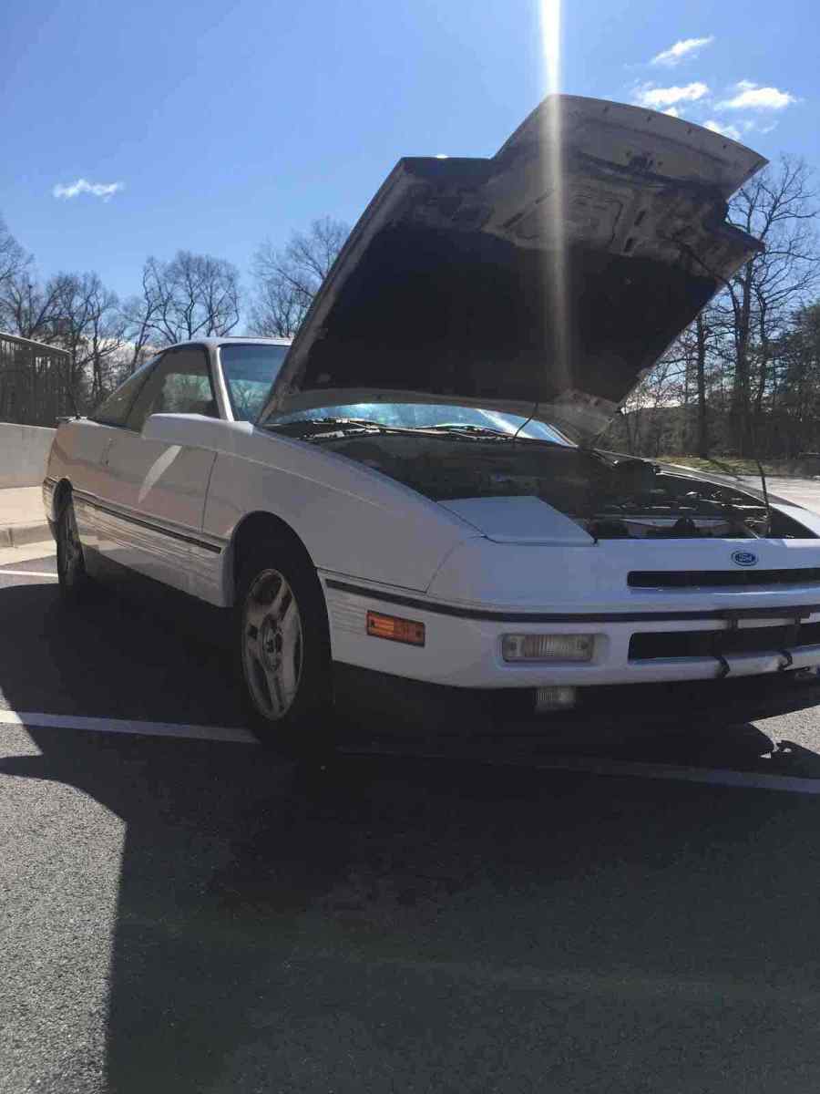 1989 ford probe hatchback white fwd manual gt turbo