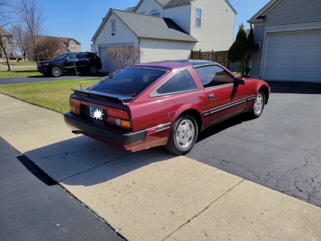 1985 nissan 300zx coupe red rwd manual 2+2
