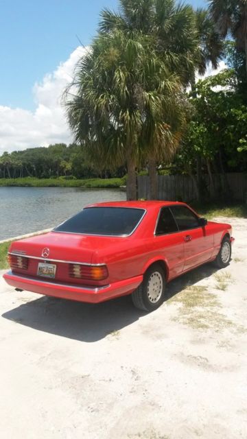 1986 mercedes-benz 560sec coupe