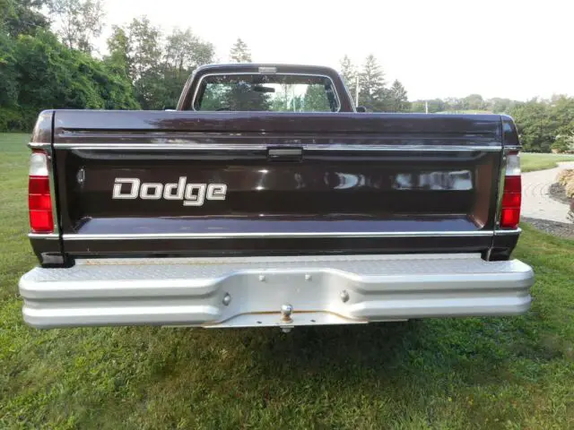 1979 dodge adventurer power wagon with 10,500 orig mi, pristine original no rust