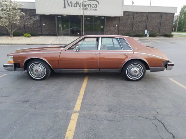 1984 cadillac seville 52000 miles with working ac and velour seats