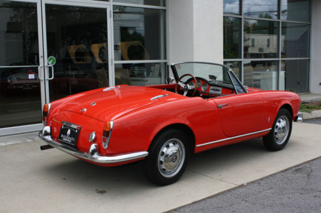1961 alfa romeo giulietta spider veloce