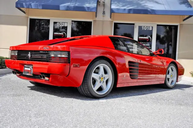 1992 ferrari testarossa 512tr! red/black! low mileage! collector! tubi! amazing!