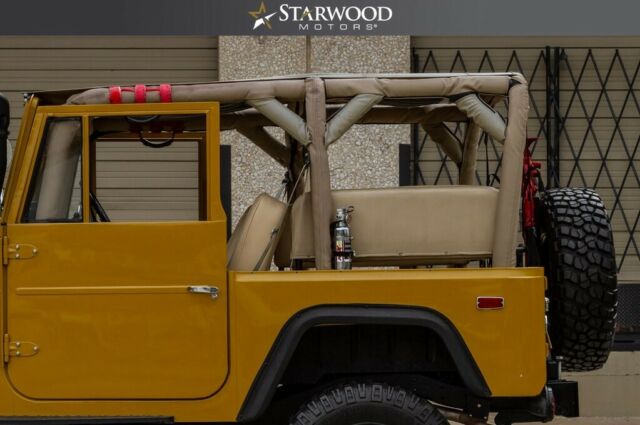 restored 1971 toyota fj cruiser fj-40 mustard yellow