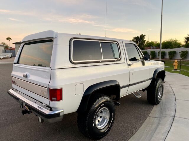 1989 gmc jimmy suv white 4wd automatic k5 blazer fuel injection 350 5.7l