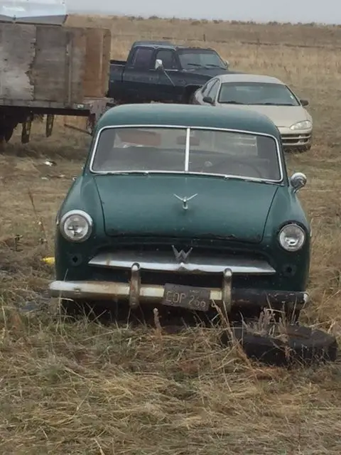 1953 willys aero 4 dr sedan, complete, unmolested, original, was running