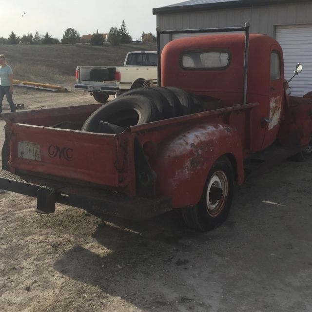 1946 gmc vintage hot rod pickup cadillac flathead 46 42 41 rat rod patina projec