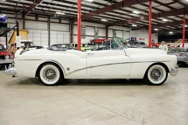 1953 buick skylark roadmaster 90791 miles majestic white convertible 322ci v8 au