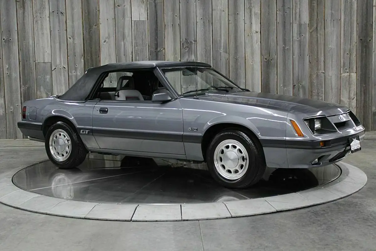 1985 mustang gt original 7k miles 5spd manual conv like new marti report watch v