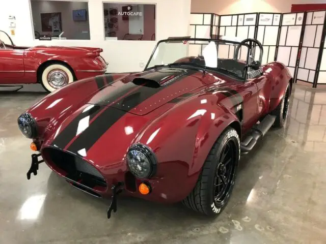1965 shelby cobra, ruby red with 50 miles available now!